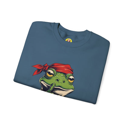 Frog Stop Complaining Sweatshirt, Funny Gift for Frog Lovers, Cozy Unisex Crewneck, Perfect for Relaxing, Gift for Friends