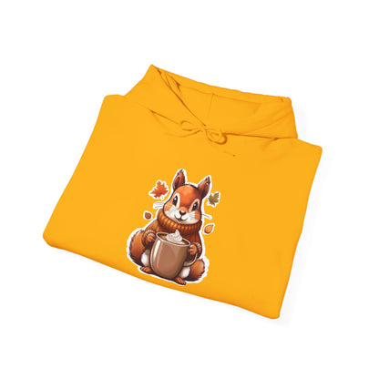Cute Squirrel Hoodie, Cozy Sweatshirt for Animal Lovers, Fall Fashion, Gift for Friends, Cute Casual Wear, Unisex Sweater