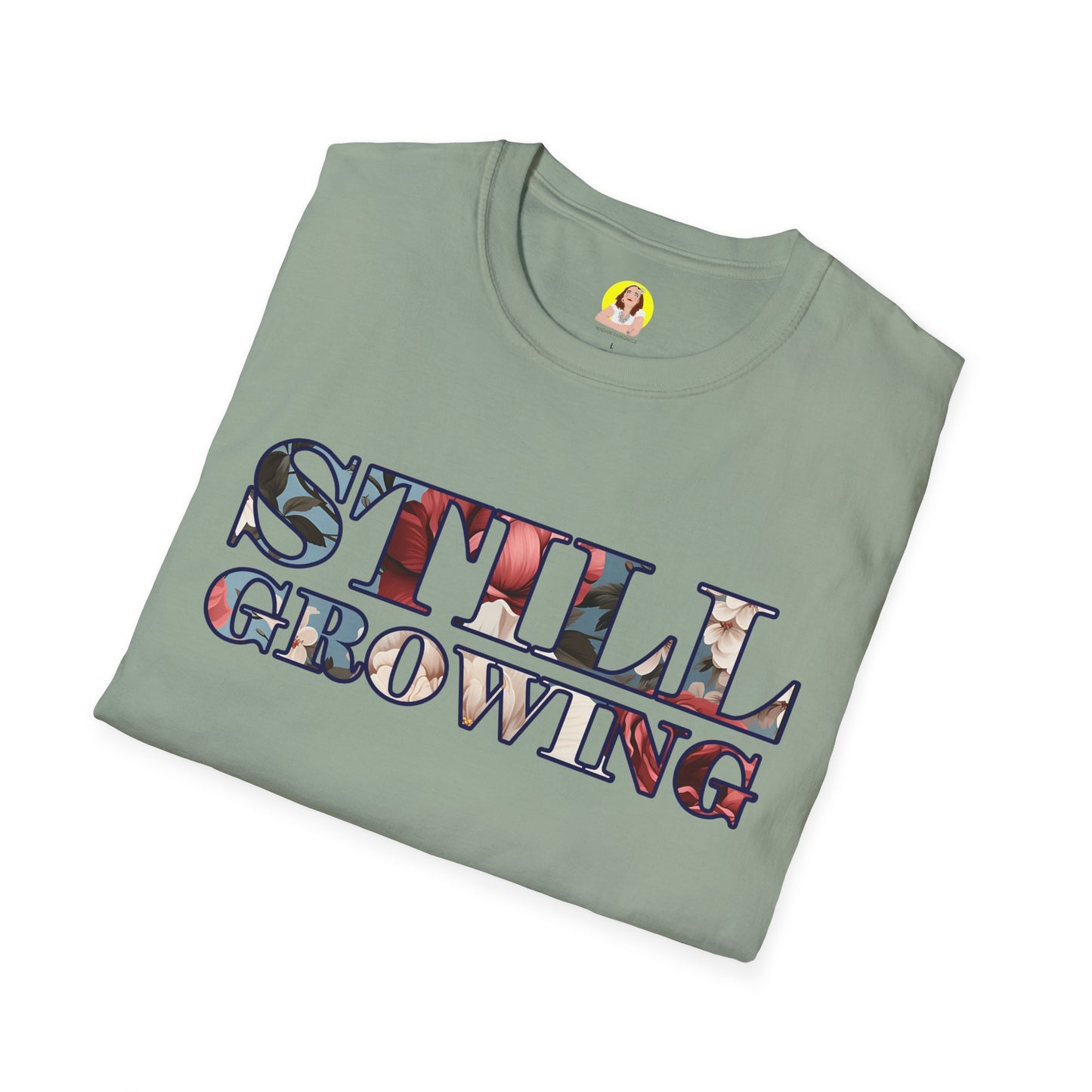 Unisex Softstyle T-Shirt - Inspirational 'Still Growing' Tee, Motivational Shirt for Growth Mindset, Gift for Friends, Casual Wear, [...]