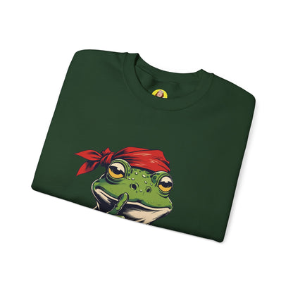 Frog Stop Complaining Sweatshirt, Funny Gift for Frog Lovers, Cozy Unisex Crewneck, Perfect for Relaxing, Gift for Friends
