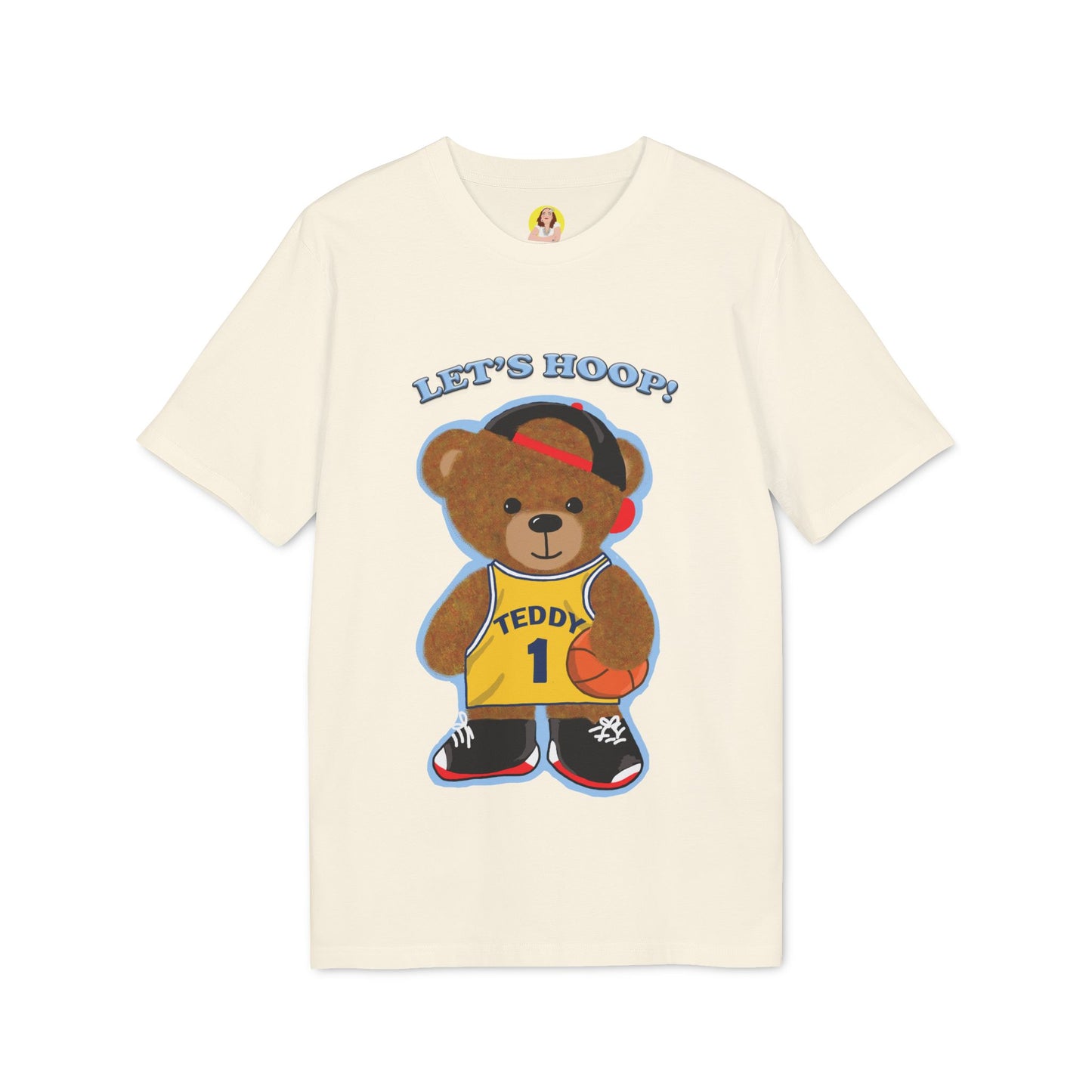 Unisex Basketball Bear Graphic T-shirt, Fun Sports Tee, Perfect for Kids & Teens, Gift for Sports Lovers, Cute Casual Wear