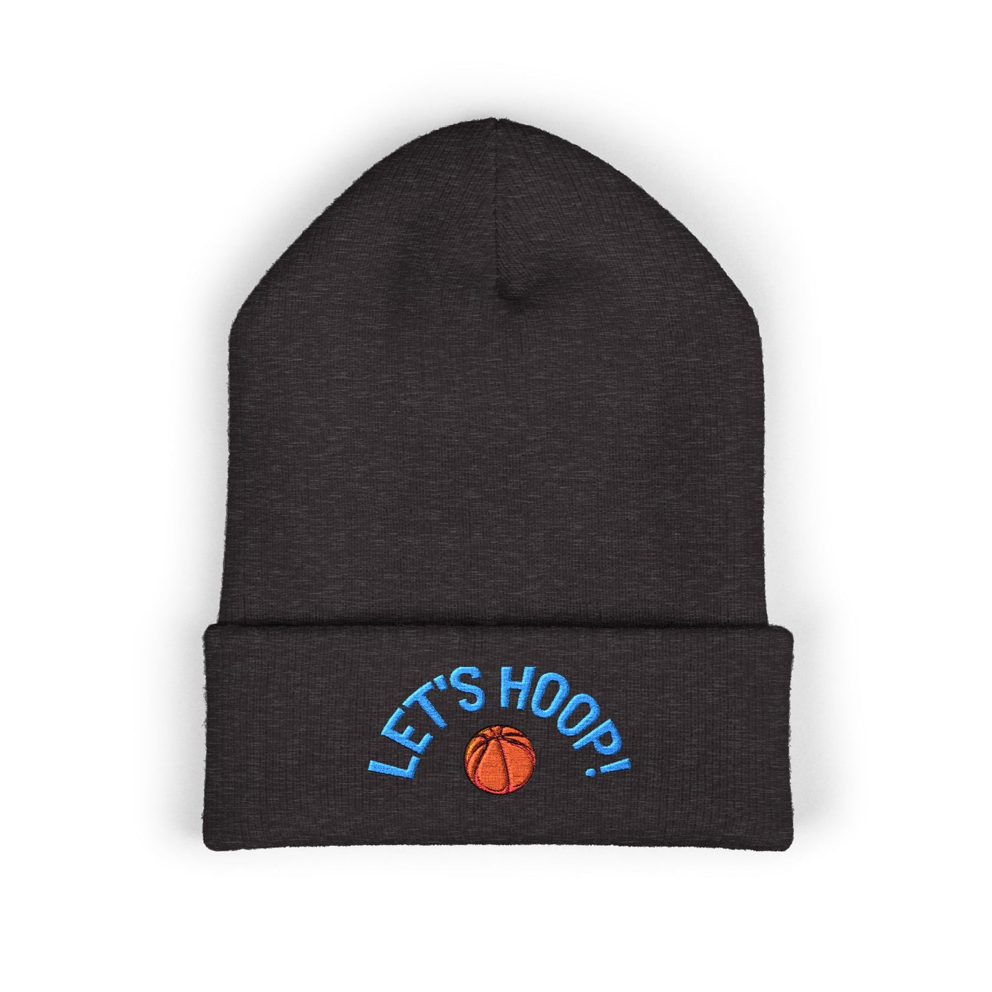 Basketball Cuffed Beanie, Playful Winter Hat, Sports Enthusiast Gift, Cozy Beanie for Players, Holiday Accessory
