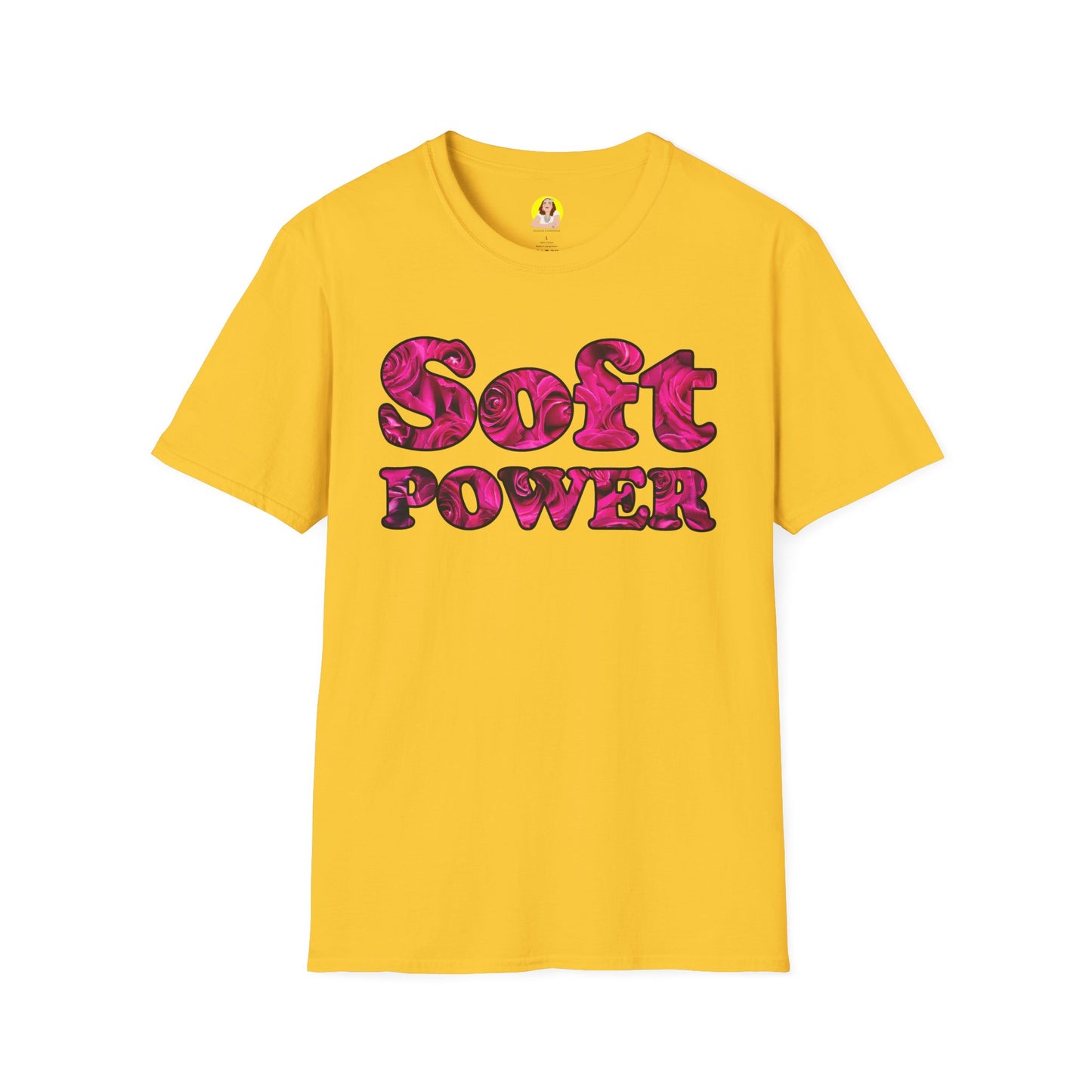 Unisex Softstyle T-Shirt - Soft Power, Casual Tee, Feminist Shirt, Summer Wear, Gift for Her