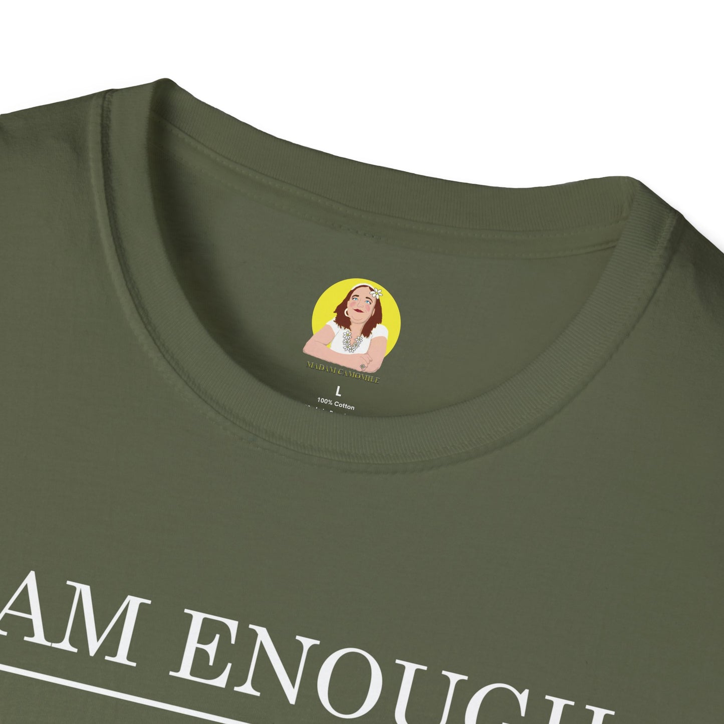 Inspirational Floral T-Shirt - I Am Enough, Self-Care Apparel, Positive Vibes Tee, Gift for Friends, Motivational Wear
