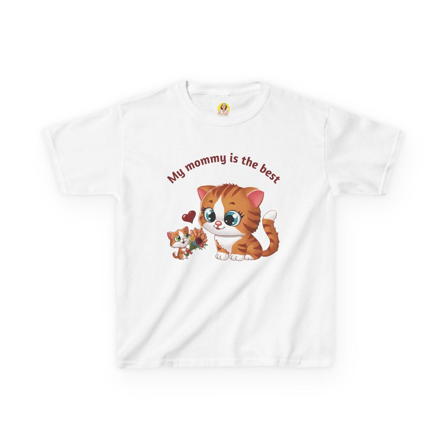 Adorable Kids T-Shirt: 'My Mommy is the Best' Cat Design, Perfect Gift for Mother's Day, Birthday, Everyday Wear, Fun Fashion, Child's Tee