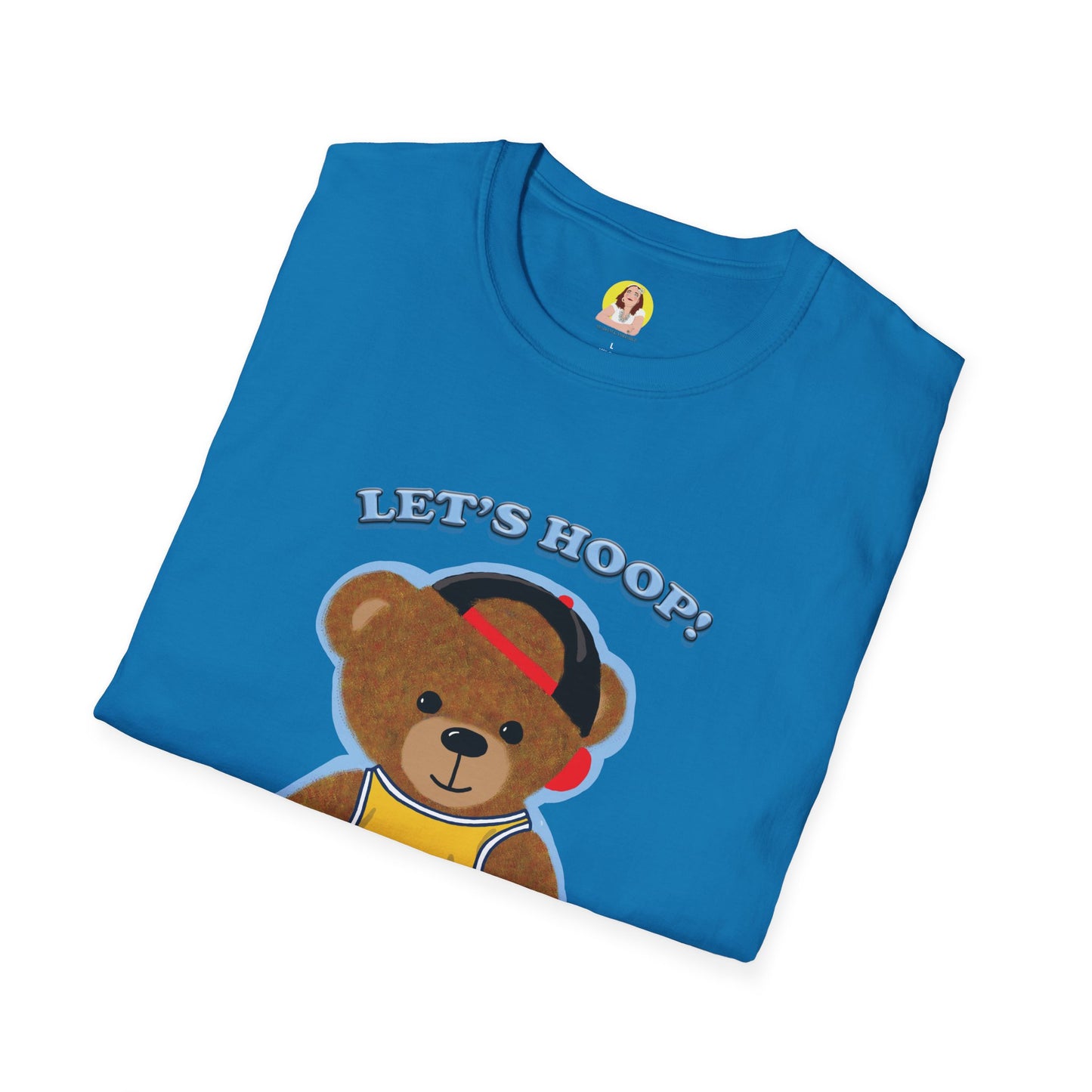 Basketball Teddy Bear T-Shirt, Cute Unisex Tee, Sporty Gift Idea, Fun Playful Apparel, Birthday, Holiday, Casual Wear