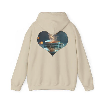 Cozy Inspirational Hoodie: Gratitude Blooms Into Enough, Unisex Sweatshirt, Motivational Gift, Relaxed Style, Perfect for Every Season