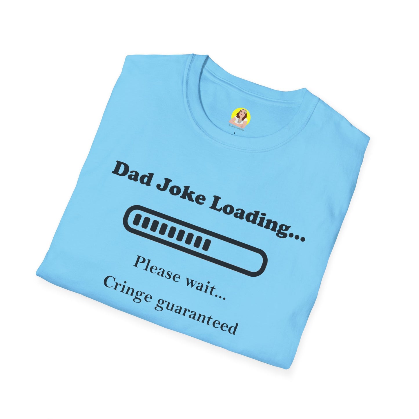 Dad Joke Loading Unisex Softstyle T-Shirt, Funny Gift for Dads, Father's Day Tee, Humor Apparel, Casual Wear