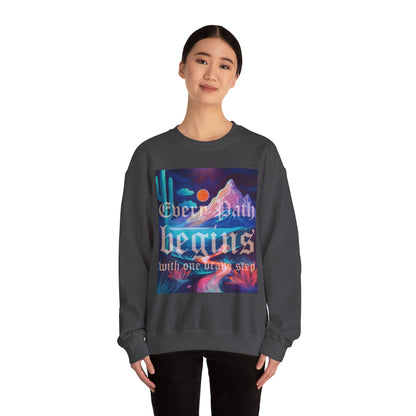 Inspirational Art Sweatshirt, Cozy Crewneck for All Seasons, Motivational Gift, Unique Statement Piece, Ideal for Everyday Wear