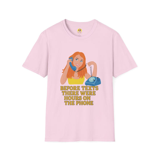 Nostalgic Phone T-Shirt – For Retro Lovers, Vintage Gift, Funny Tee, Casual Wear, Communication Humor
