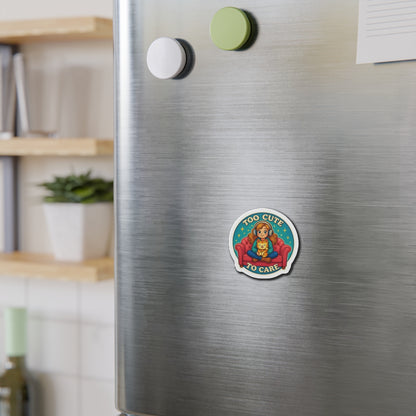 Cute Cat Lover Die-Cut Magnets, Gifts for Cat Owners, Cute Home Decor, Refrigerator Magnet, Cat-Themed Gifts