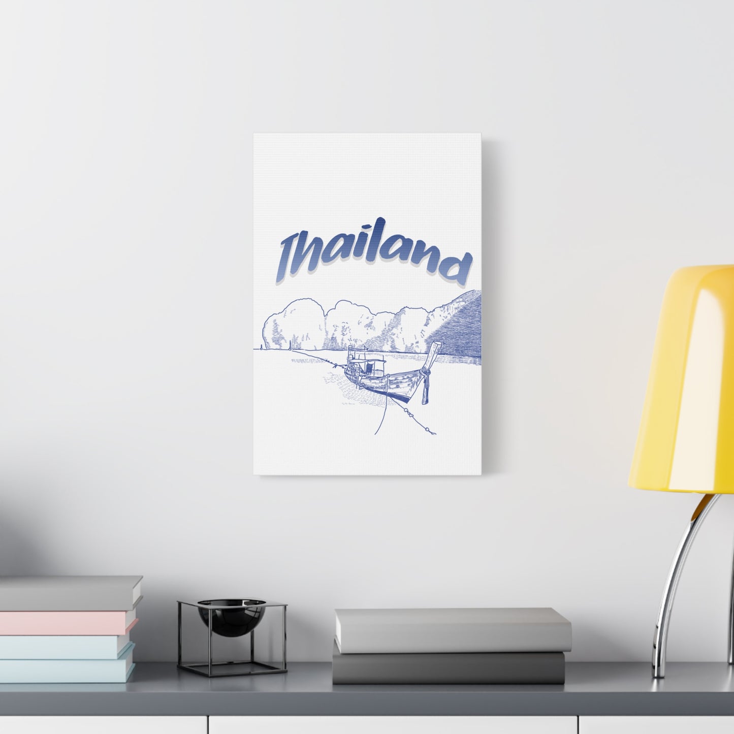 Thailand Matte Canvas Wall Art, Coastal Decor, Travel Wall Art, Home Decoration, Gift for Travelers, Ocean Themed Art