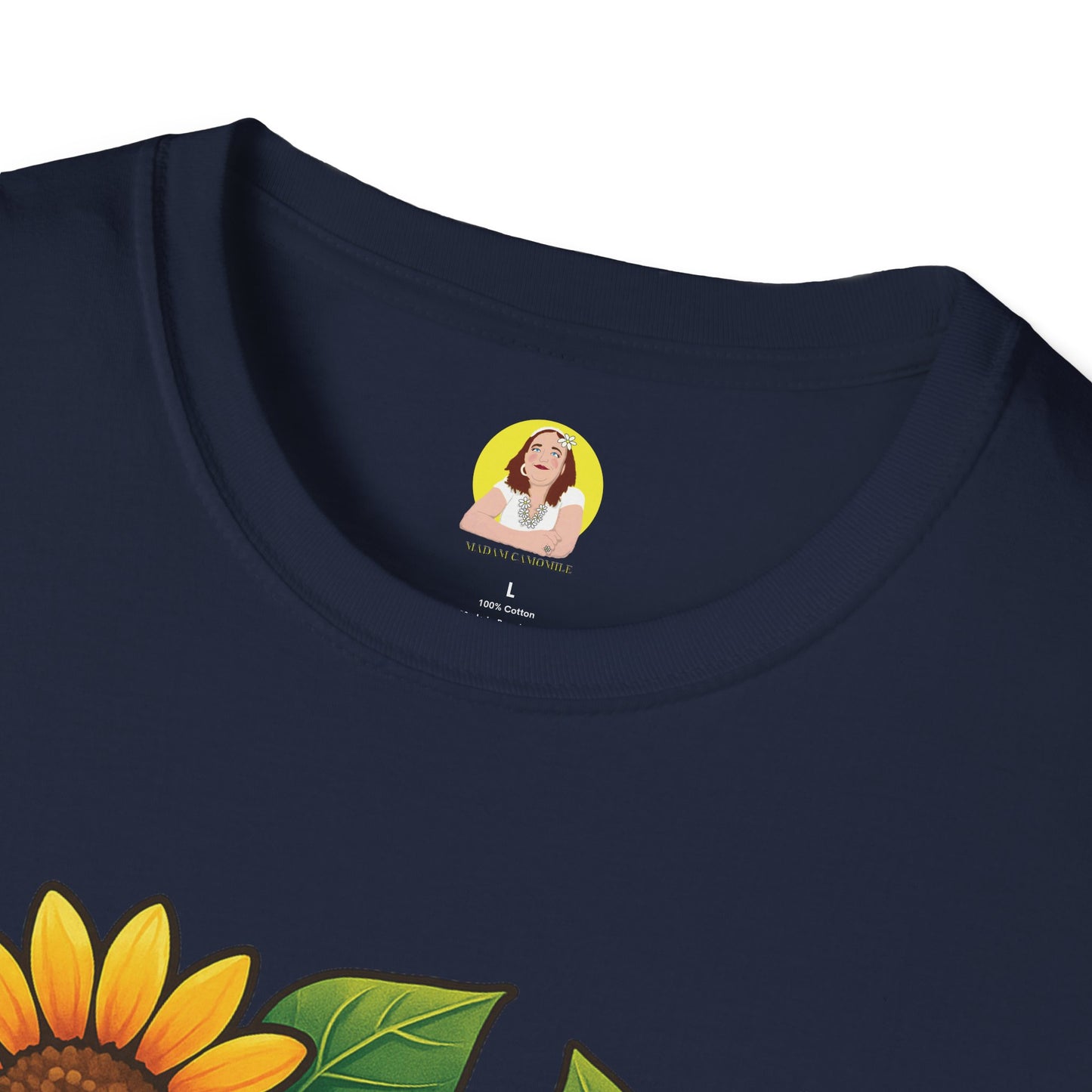 Cute Cat Floral T-Shirt | Softstyle Tee for Cat Lovers, Gifts for Her, Casual Wear, Birthday Present, Spring Fashion