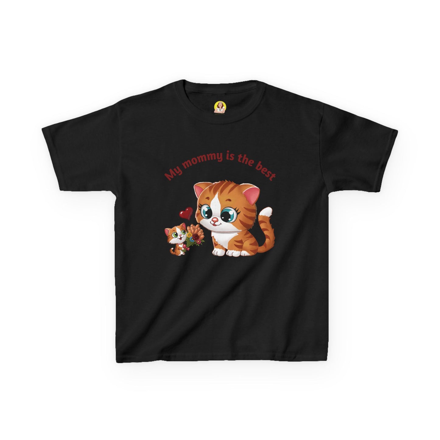 Adorable Kids T-Shirt: 'My Mommy is the Best' Cat Design, Perfect Gift for Mother's Day, Birthday, Everyday Wear, Fun Fashion, Child's Tee