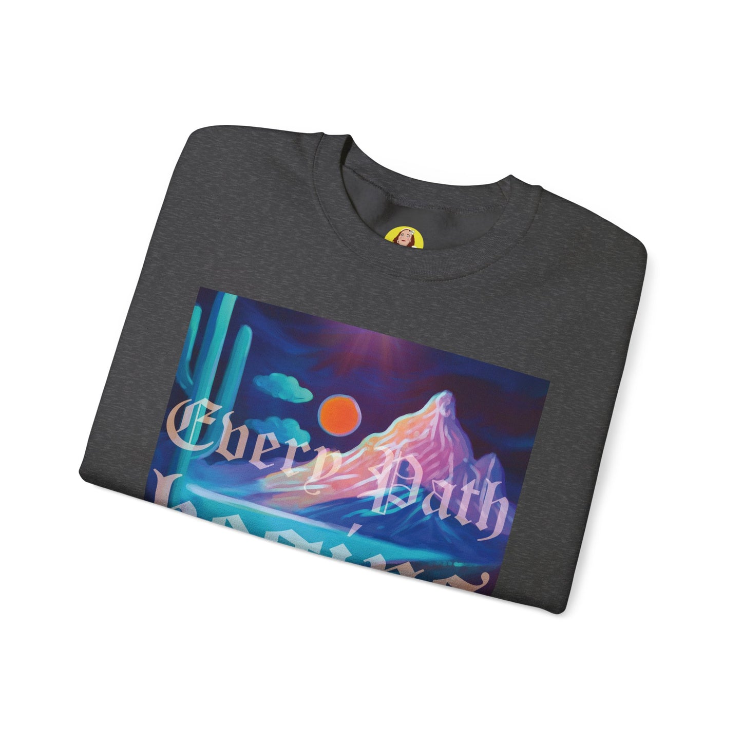 Inspirational Art Sweatshirt, Cozy Crewneck for All Seasons, Motivational Gift, Unique Statement Piece, Ideal for Everyday Wear