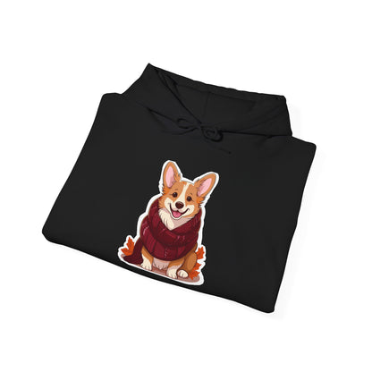 Cozy Corgi Hoodie - Perfect for Dog Lovers, Gift for Pet Owners, Cute Casual Wear, Cozy Sweatshirt for Fall, Corgi Lover Apparel
