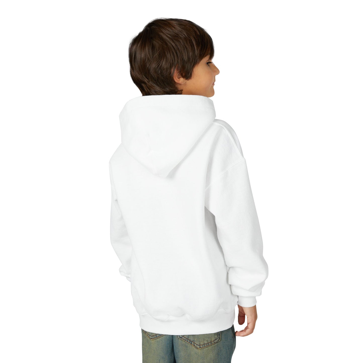 Funny Cat Bored Youth Hoodie, Cute Cat Sweatshirt, Kids Gift, Animal Lover Apparel, Fun Hoodie for Children, Everyday Wear