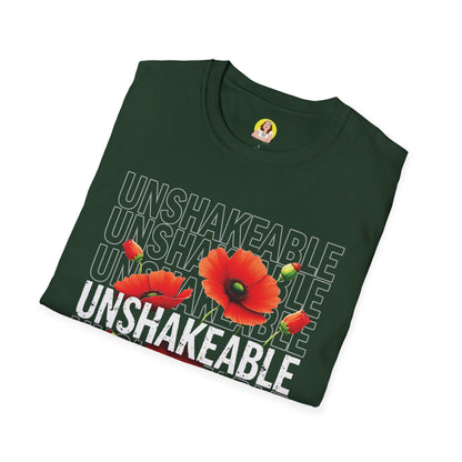 Unshakeable Floral T-Shirt, Motivational Tee, Casual Wear, Gift for Friends, Inspirational Apparel, Summer Fashion