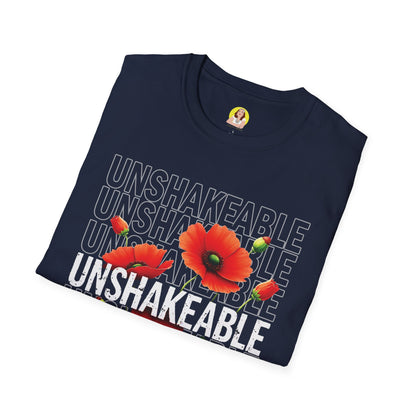 Unshakeable Floral T-Shirt, Motivational Tee, Casual Wear, Gift for Friends, Inspirational Apparel, Summer Fashion