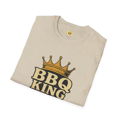 BBQ King T-Shirt - Unisex Softstyle Tee, Perfect for Grilling Season, Father's Day Gift, Backyard BBQs, Cookouts, Summer Fun