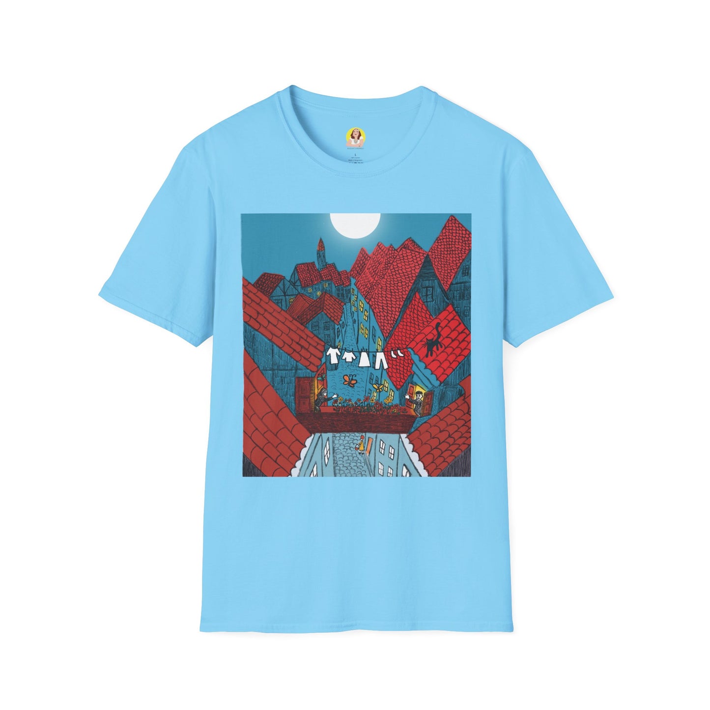 Artistic Unisex T-Shirt with Unique Design, Graphic Tee, Casual Wear, Gift for Art Lovers, Summer Essential