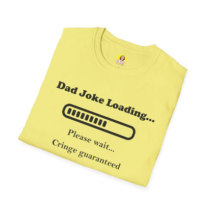 Dad Joke Loading Unisex Softstyle T-Shirt, Funny Gift for Dads, Father's Day Tee, Humor Apparel, Casual Wear