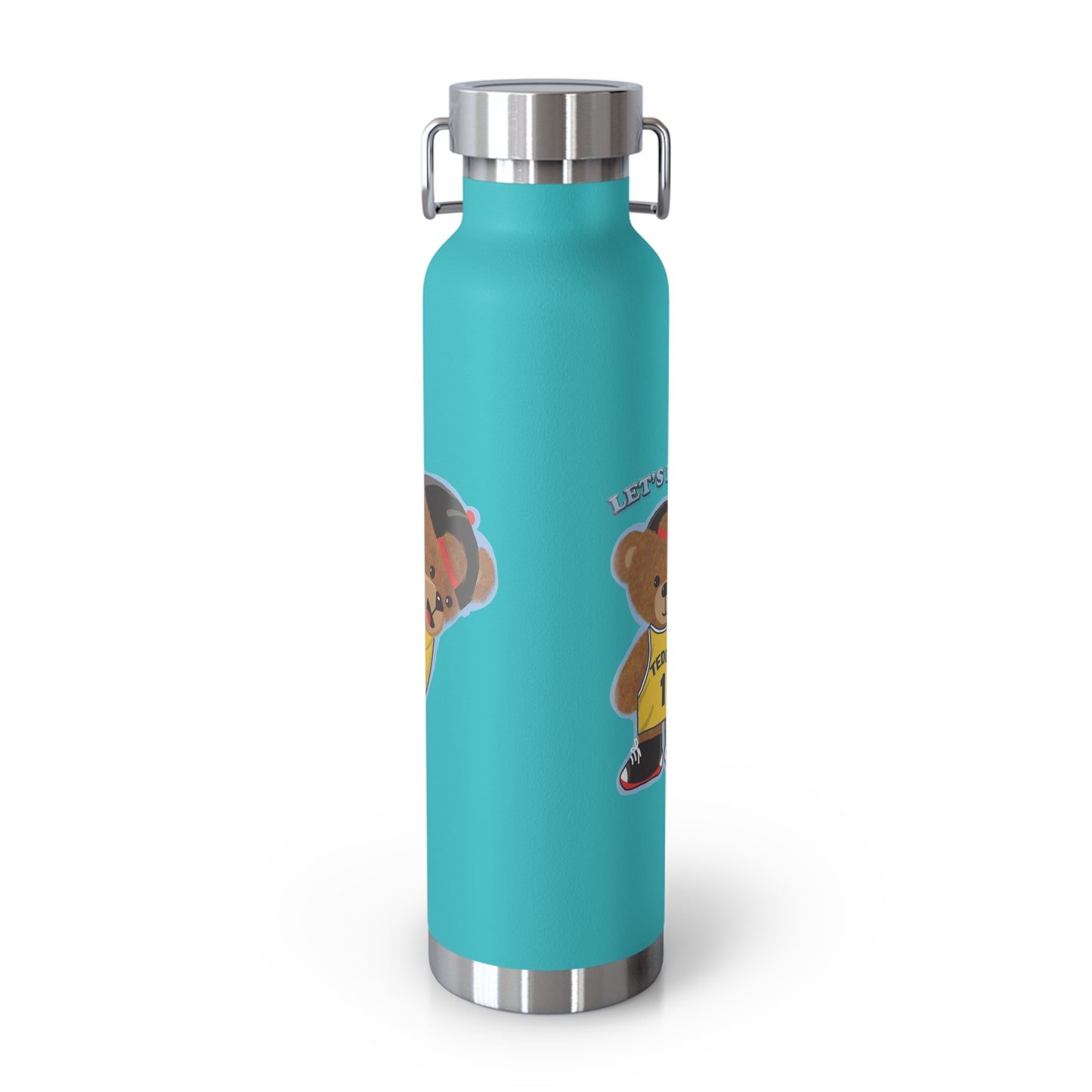 Sporty Insulated Water Bottle - Motivational Hydration for Athletes, Travel, Gym, Basketball Lovers, Personalized Gift