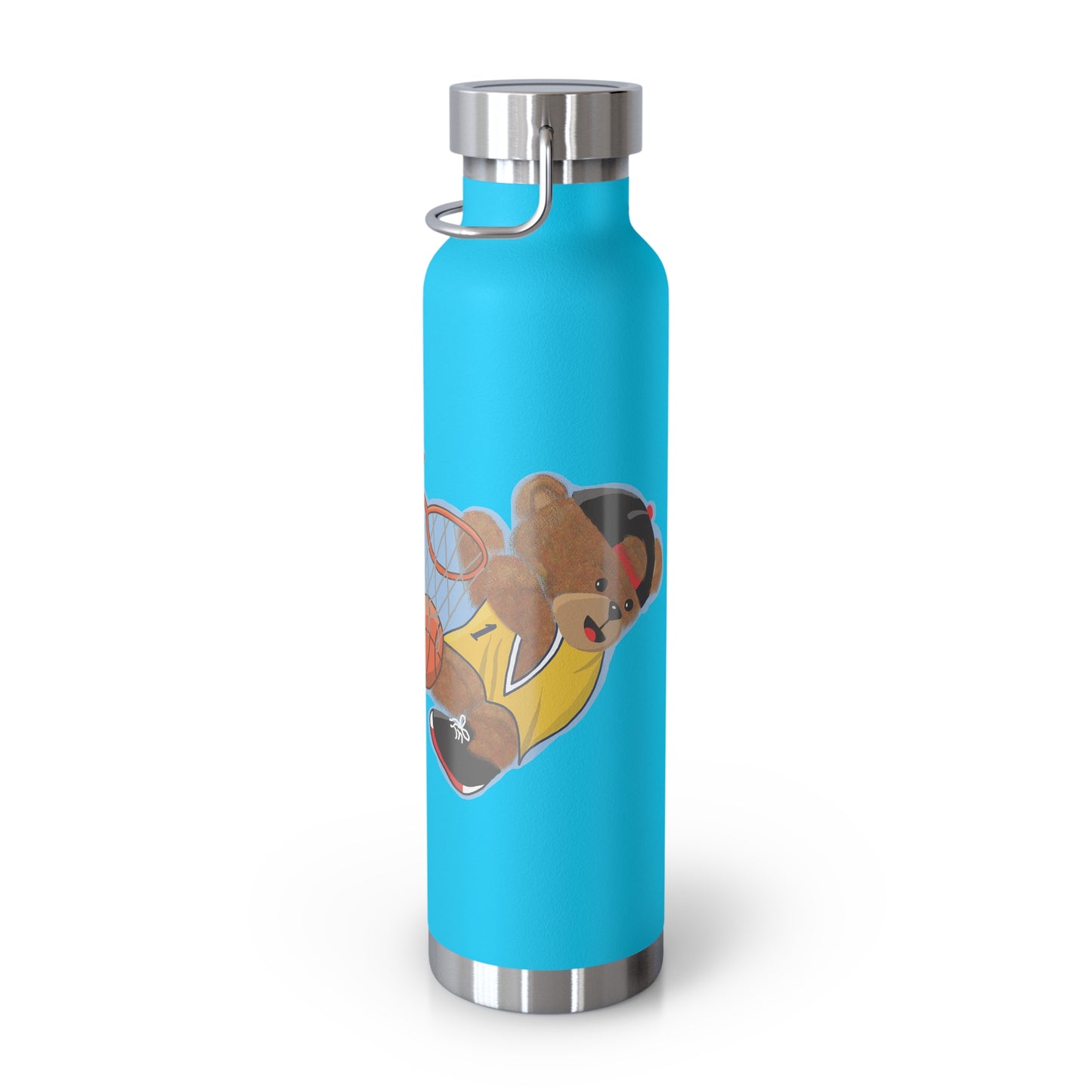 Sporty Insulated Water Bottle - Motivational Hydration for Athletes, Travel, Gym, Basketball Lovers, Personalized Gift