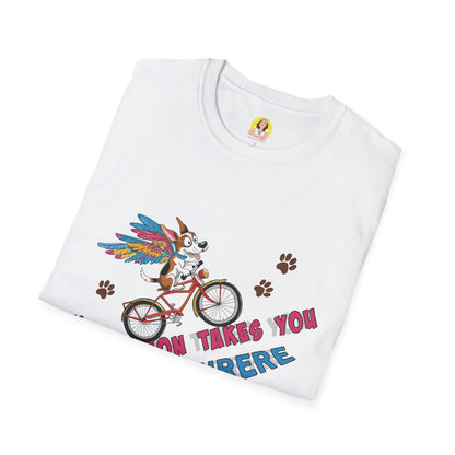Imagination Adventure T-Shirt | Unique Graphic Tee | Gift for Dreamers, Creative Minds, Art Lovers, Bike Enthusiasts