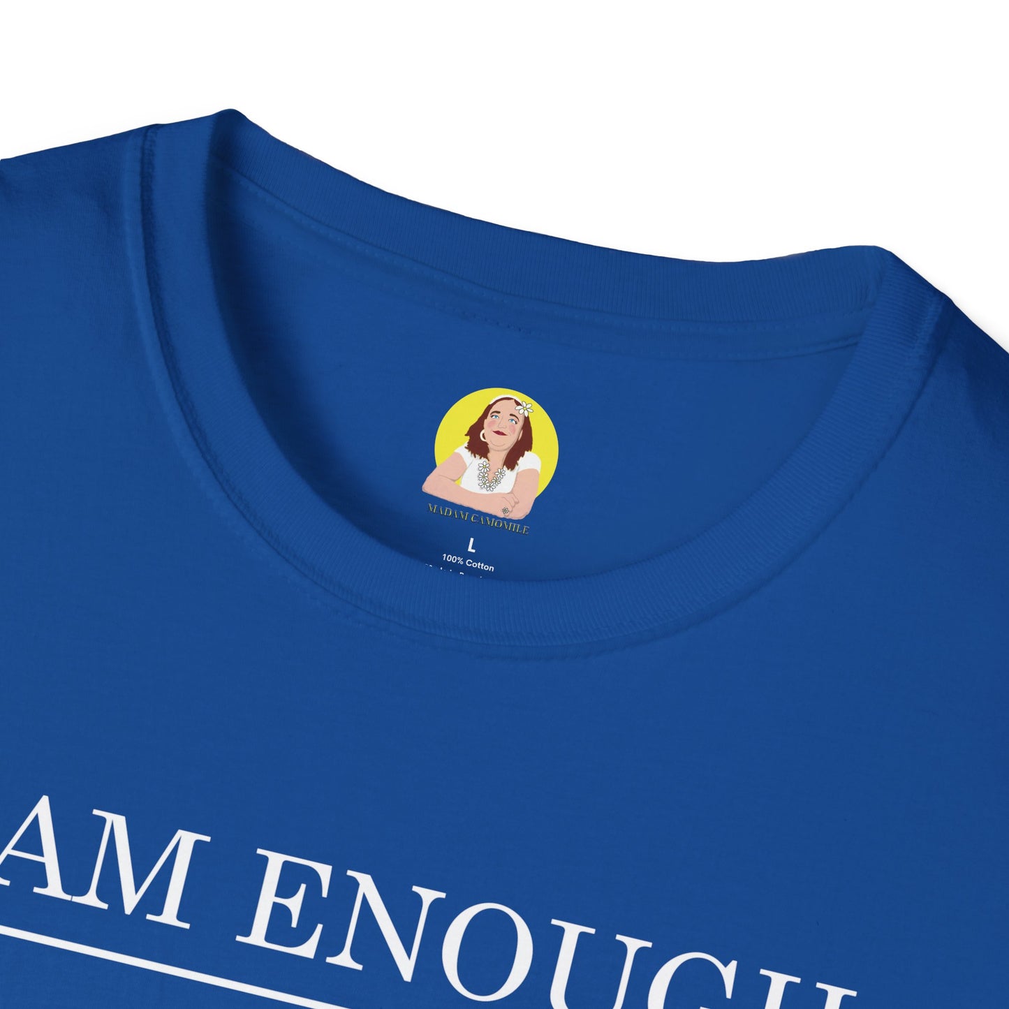 Inspirational Floral T-Shirt - I Am Enough, Self-Care Apparel, Positive Vibes Tee, Gift for Friends, Motivational Wear