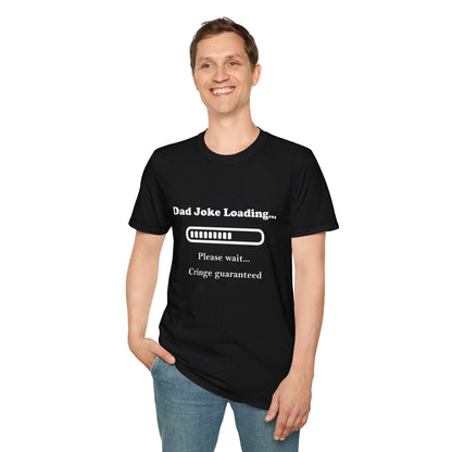Dad Joke Loading Unisex Softstyle T-Shirt, Funny Gift for Dads, Father's Day Tee, Humor Apparel, Casual Wear