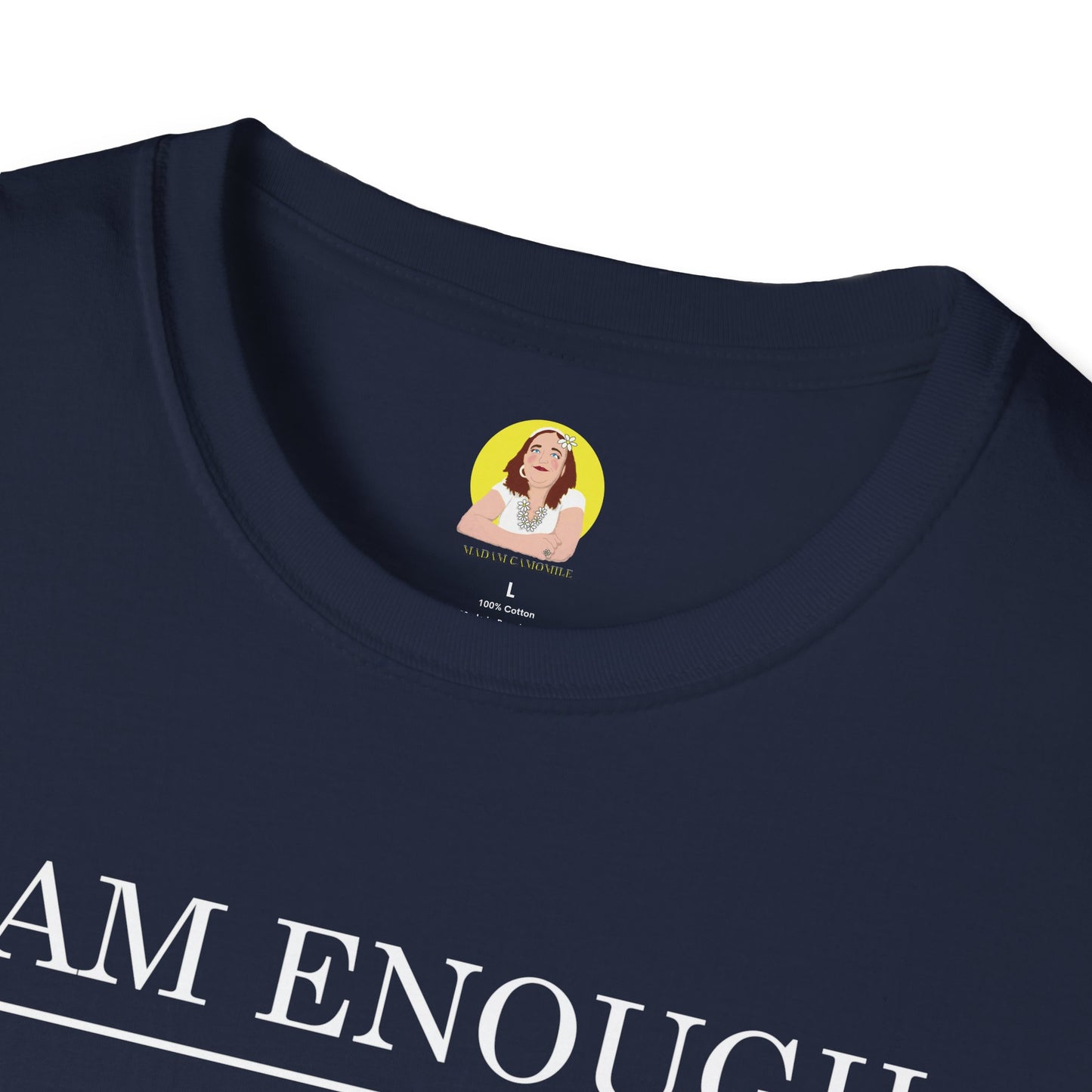 Inspirational Floral T-Shirt - I Am Enough, Self-Care Apparel, Positive Vibes Tee, Gift for Friends, Motivational Wear