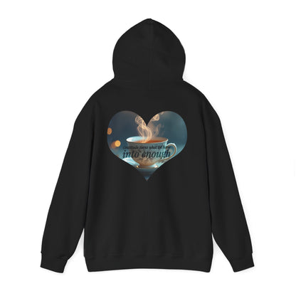 Cozy Inspirational Hoodie: Gratitude Blooms Into Enough, Unisex Sweatshirt, Motivational Gift, Relaxed Style, Perfect for Every Season