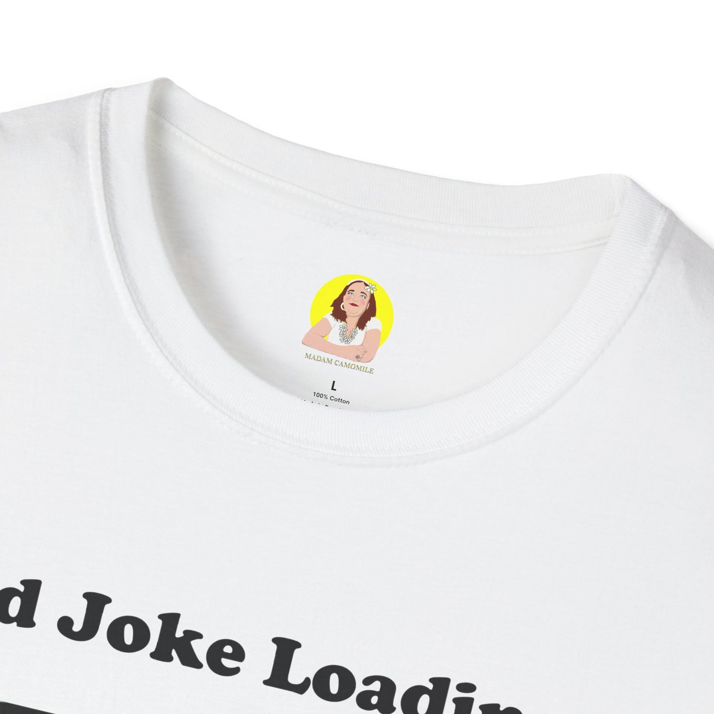 Dad Joke Loading Unisex Softstyle T-Shirt, Funny Gift for Dads, Father's Day Tee, Humor Apparel, Casual Wear
