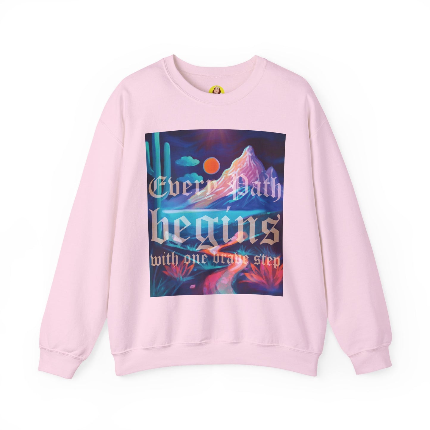 Inspirational Art Sweatshirt, Cozy Crewneck for All Seasons, Motivational Gift, Unique Statement Piece, Ideal for Everyday Wear
