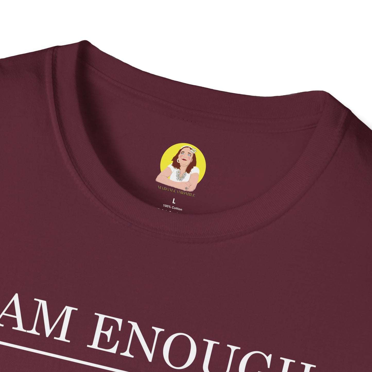 Inspirational Floral T-Shirt - I Am Enough, Self-Care Apparel, Positive Vibes Tee, Gift for Friends, Motivational Wear