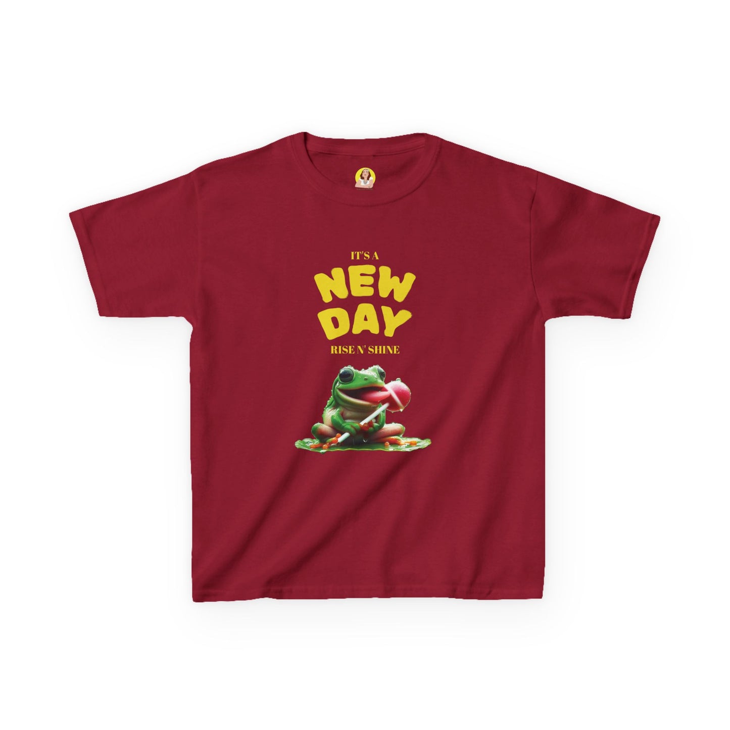 Inspirational Kids Tee, Fun Children’s T-Shirt, Positive Vibes Apparel, Motivational Kidswear, Gift for Teens, New Day Design