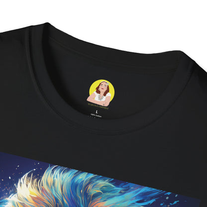Majestic Lion Graphic T-Shirt, Lion Lover Gift, Israel Pride Tee, Casual Stylish Shirt, Unisex Art Tee, Unique Gift Idea