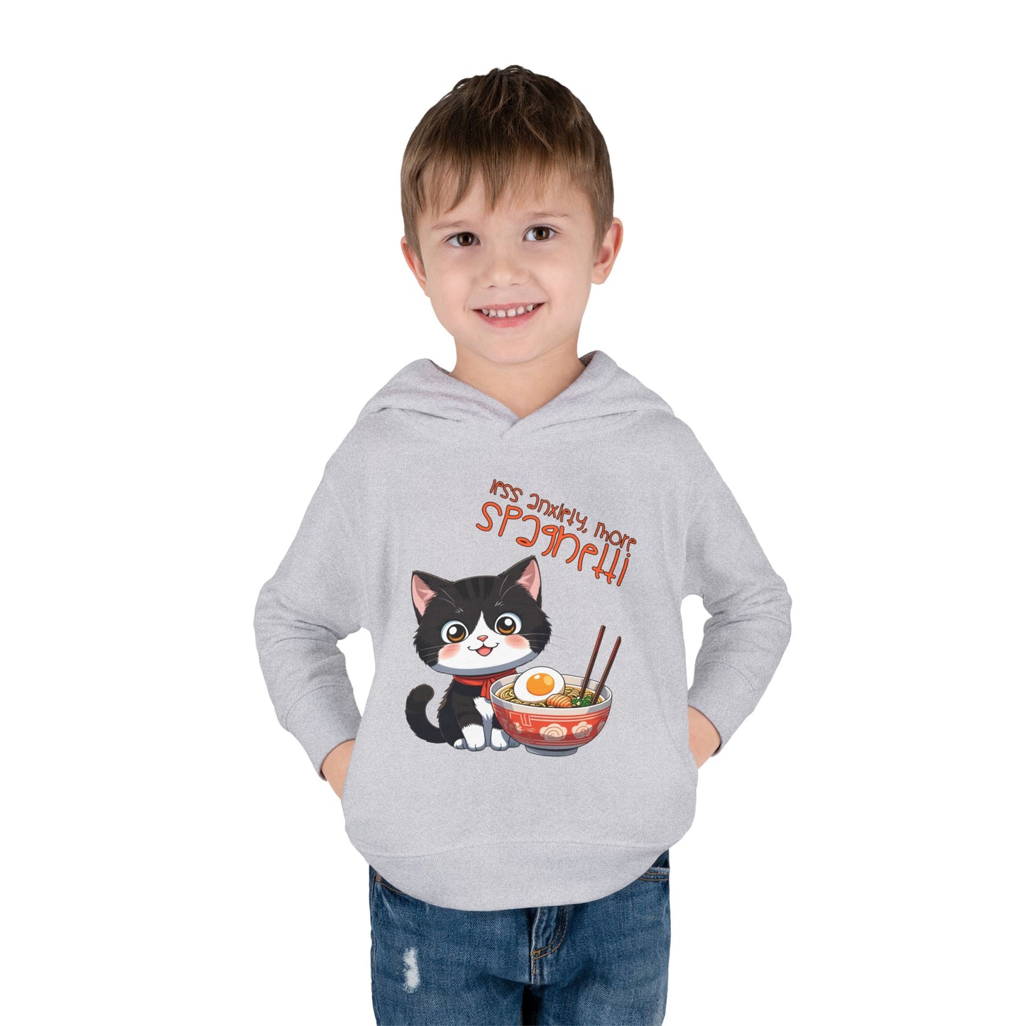 Cute Cat Toddler Hoodie, Adorable Fleece Pullover, Kids Gift, Cozy Winter Wear, Funny Animal Apparel, Cat Lover Hoodie, Cute Toddler Outfits