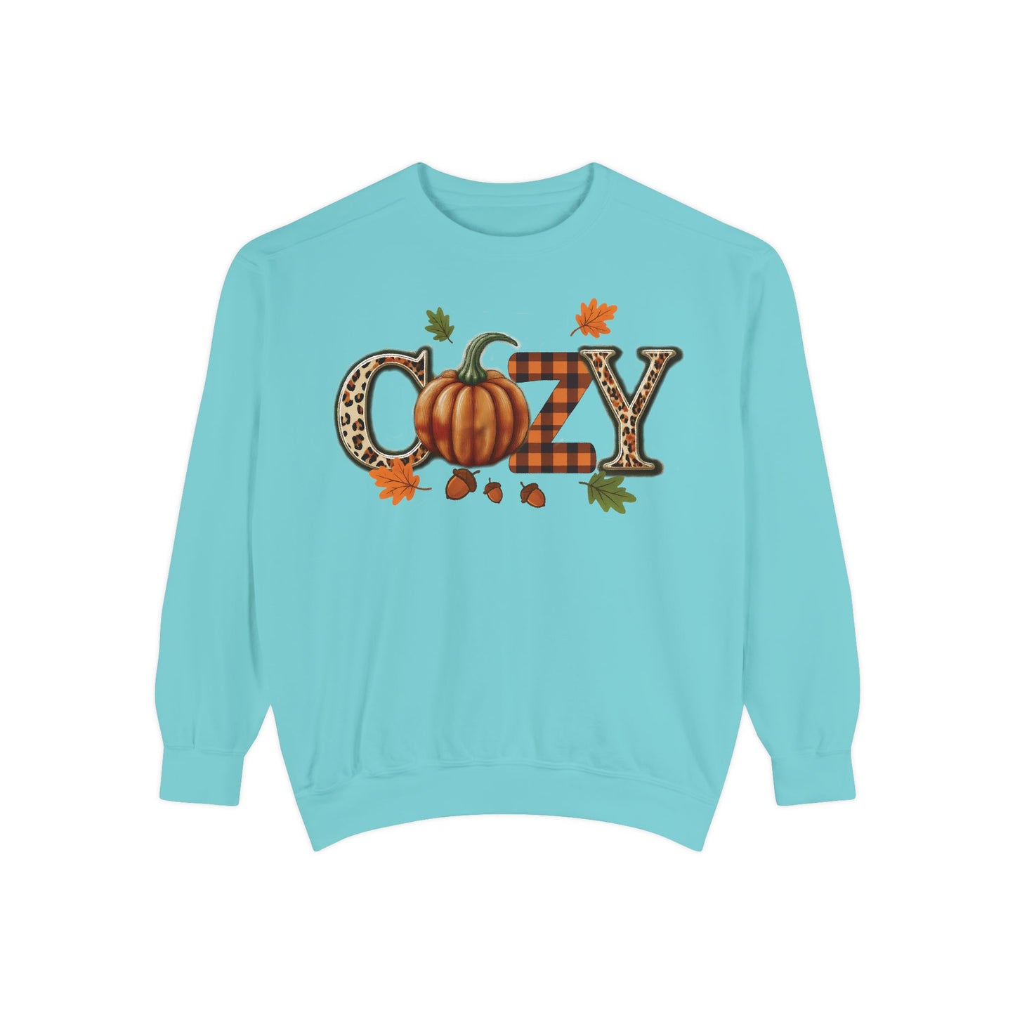 Cozy Pumpkin Sweatshirt, Fall Fashion, Unisex Sweatshirt, Autumn Apparel, Gift for Her, Thanksgiving Sweatshirt