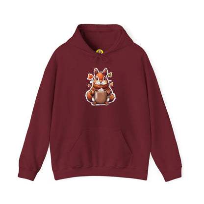Cute Squirrel Hoodie, Cozy Sweatshirt for Animal Lovers, Fall Fashion, Gift for Friends, Cute Casual Wear, Unisex Sweater