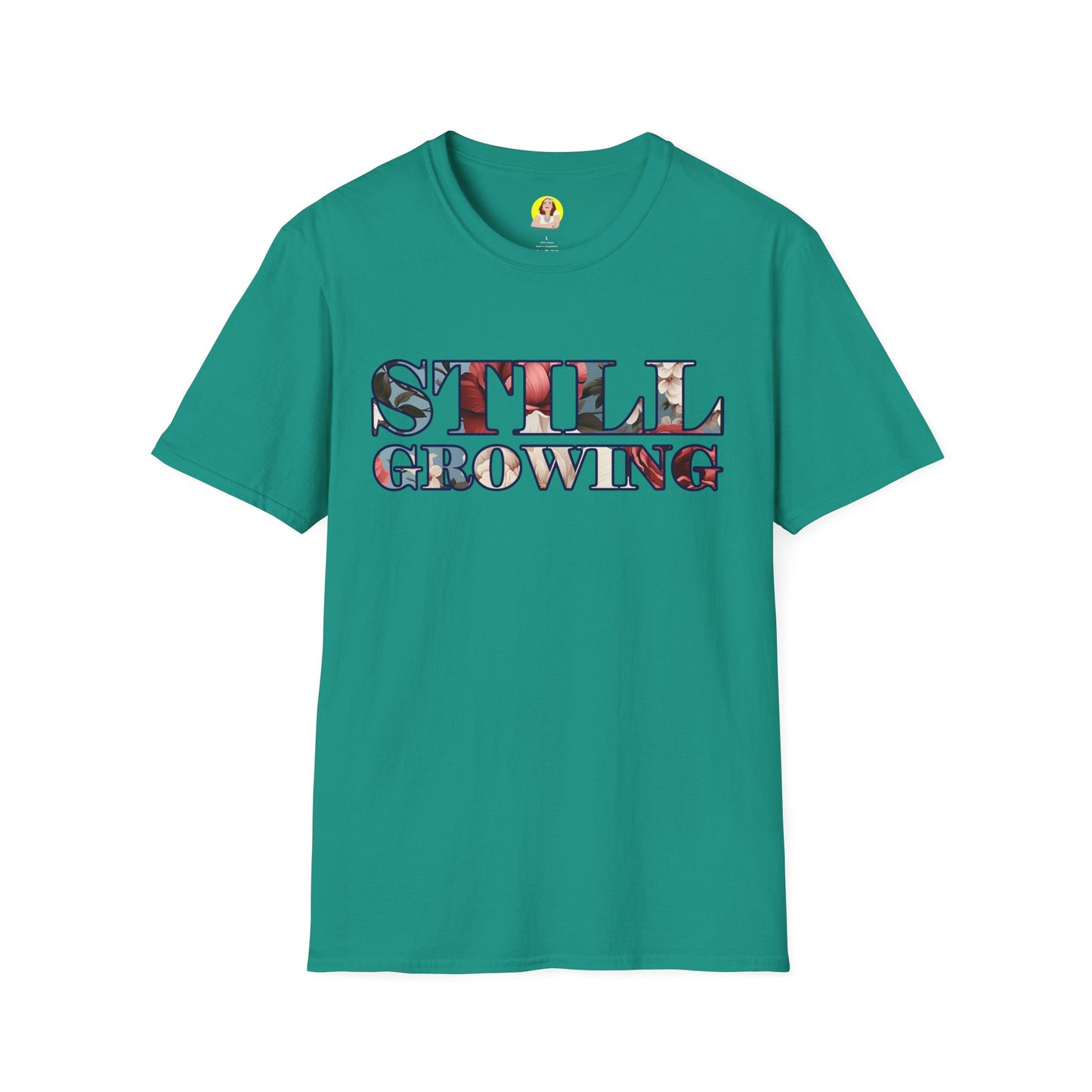 Unisex Softstyle T-Shirt - Inspirational 'Still Growing' Tee, Motivational Shirt for Growth Mindset, Gift for Friends, Casual Wear, [...]