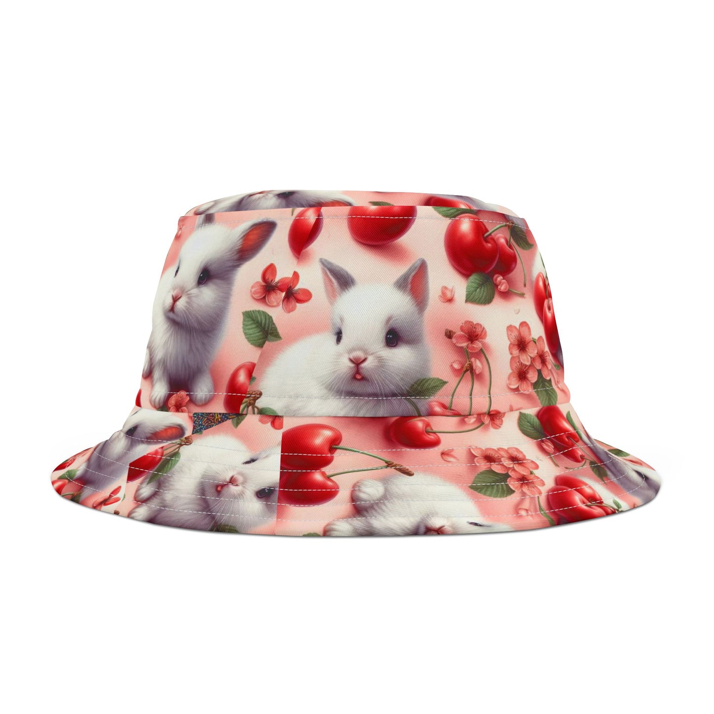 Bucket Hat Bunny Cherry Summer Hat