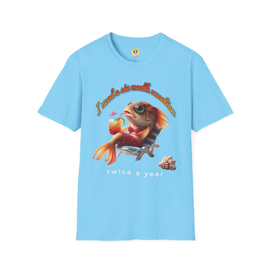Fun Fish Vacation Unisex T-Shirt - Perfect for Summer Getaways