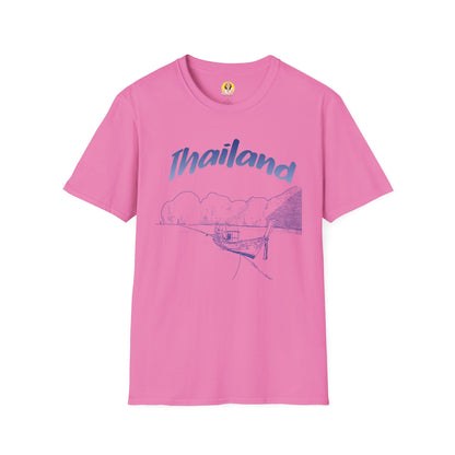 Thailand Adventure Unisex Softstyle T-Shirt - Travel Tee, Summer Vibes, Wanderlust Gift, Casual Wear, Birthday Present